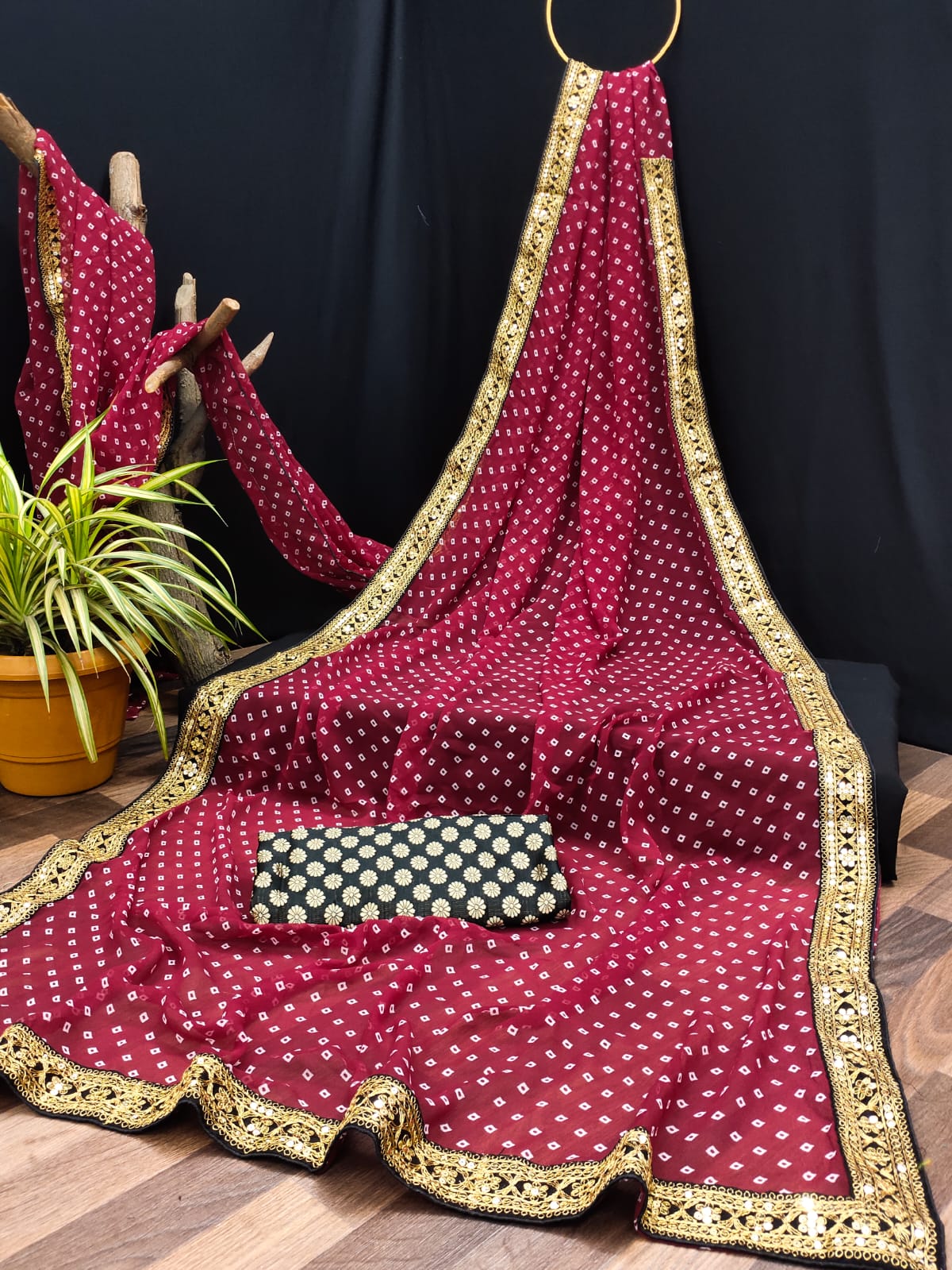 Gc Gaurvi Georgette With Sequence Embroidery Sarees Catalog